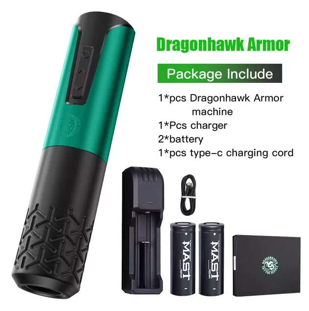 Dragonhawk Wireless dövme makinesi